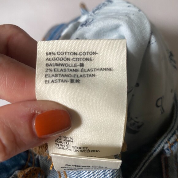 Anthropologie Pilcro Pleated High Rise Tapered Mom Jean 30 - Picture 11 of 11